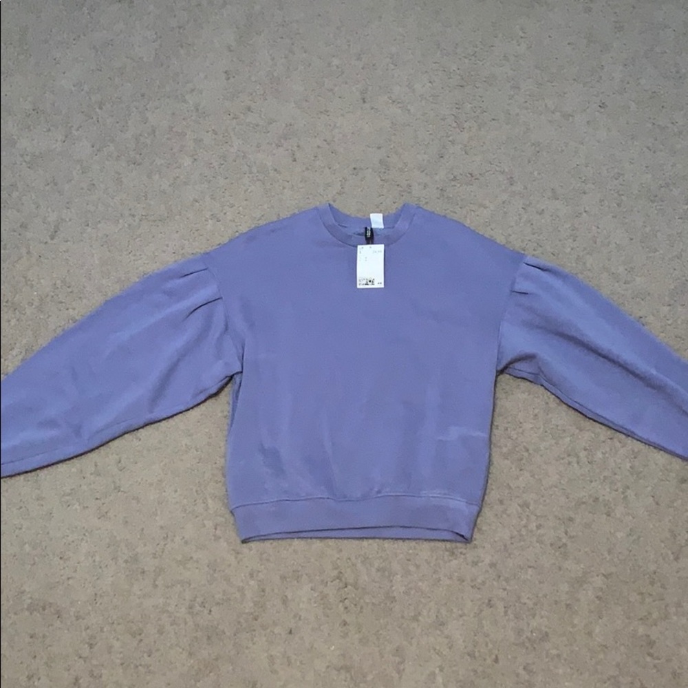Blue fashion sweatshirt